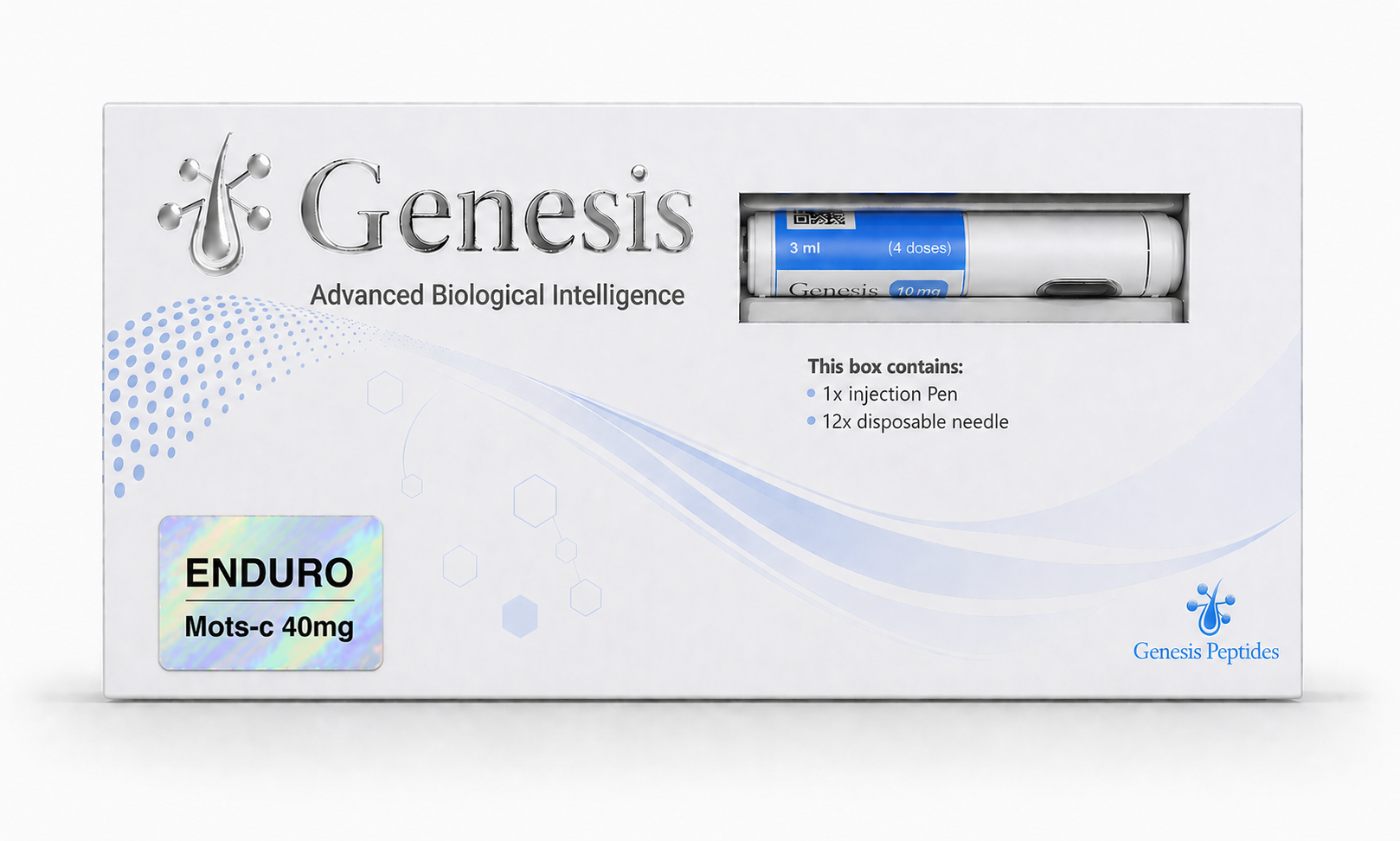 Genesis Peptide Enduro MOTS-C Research Pen 40mg