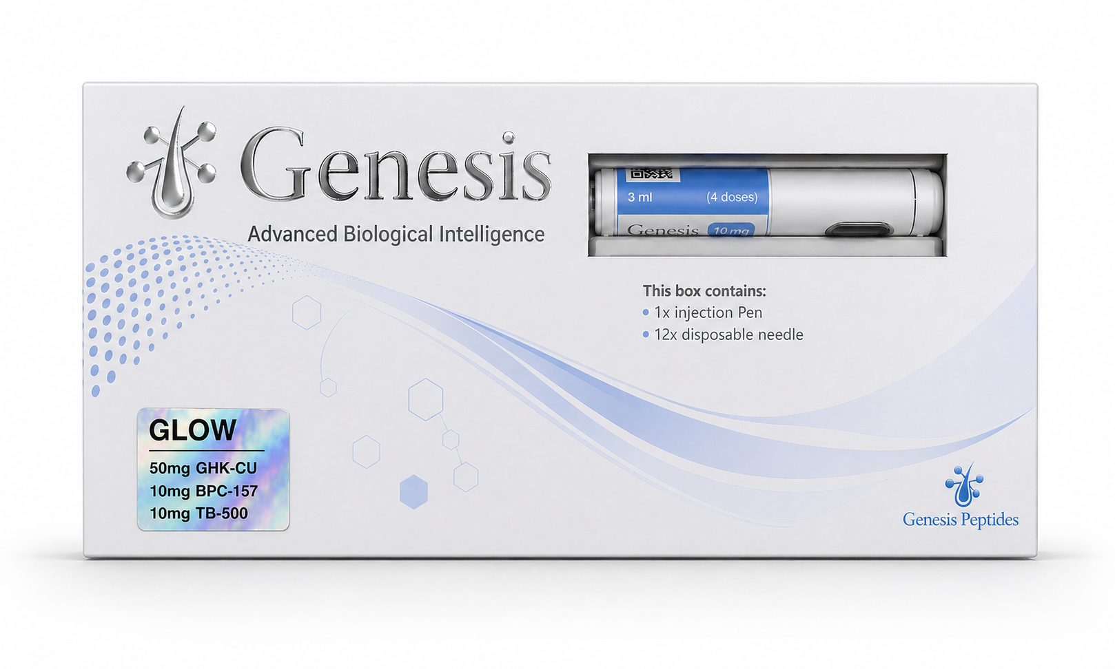 Genesis Peptide GLOW Research Pen 70mg